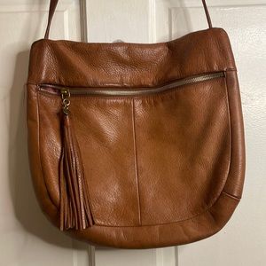 🍁 HOBO, soft leather boho bag 🤎